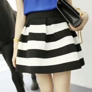 Like New Chicwish Contrast Stripes A-line Skirt, Can Fit 8-12 Very Stretchy